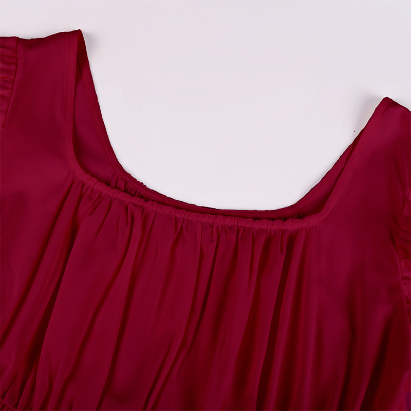 Mittelalterliches Kleid weinrot 40/42 (XL)