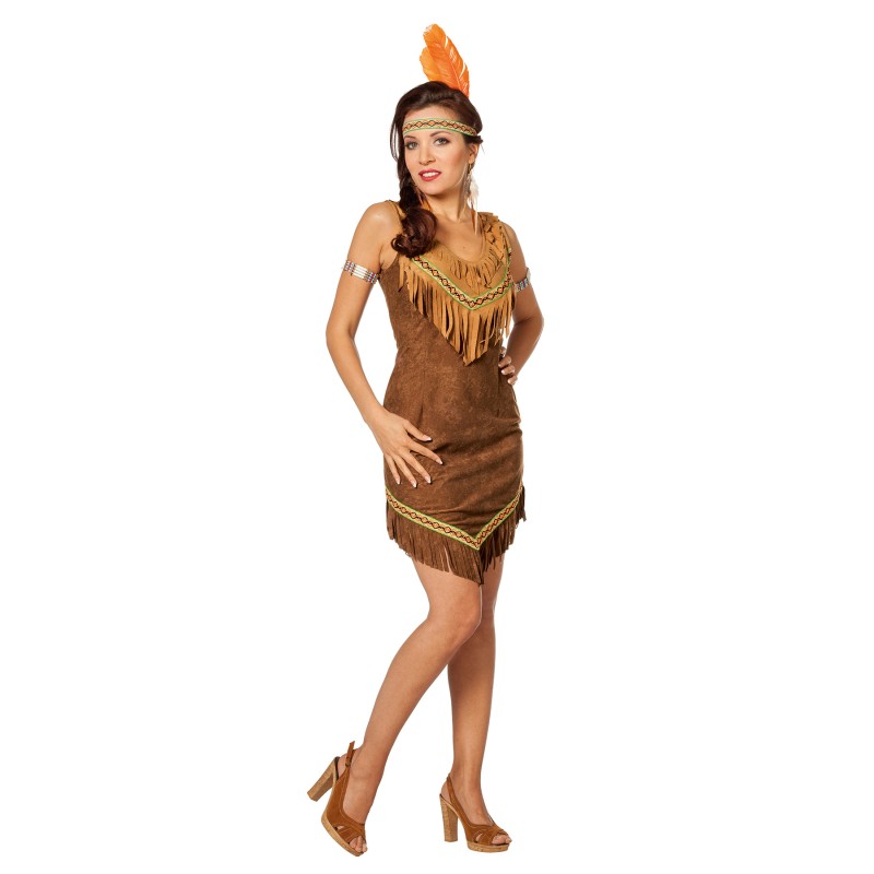 Sexy Indianerin Kleid  Gr. 34