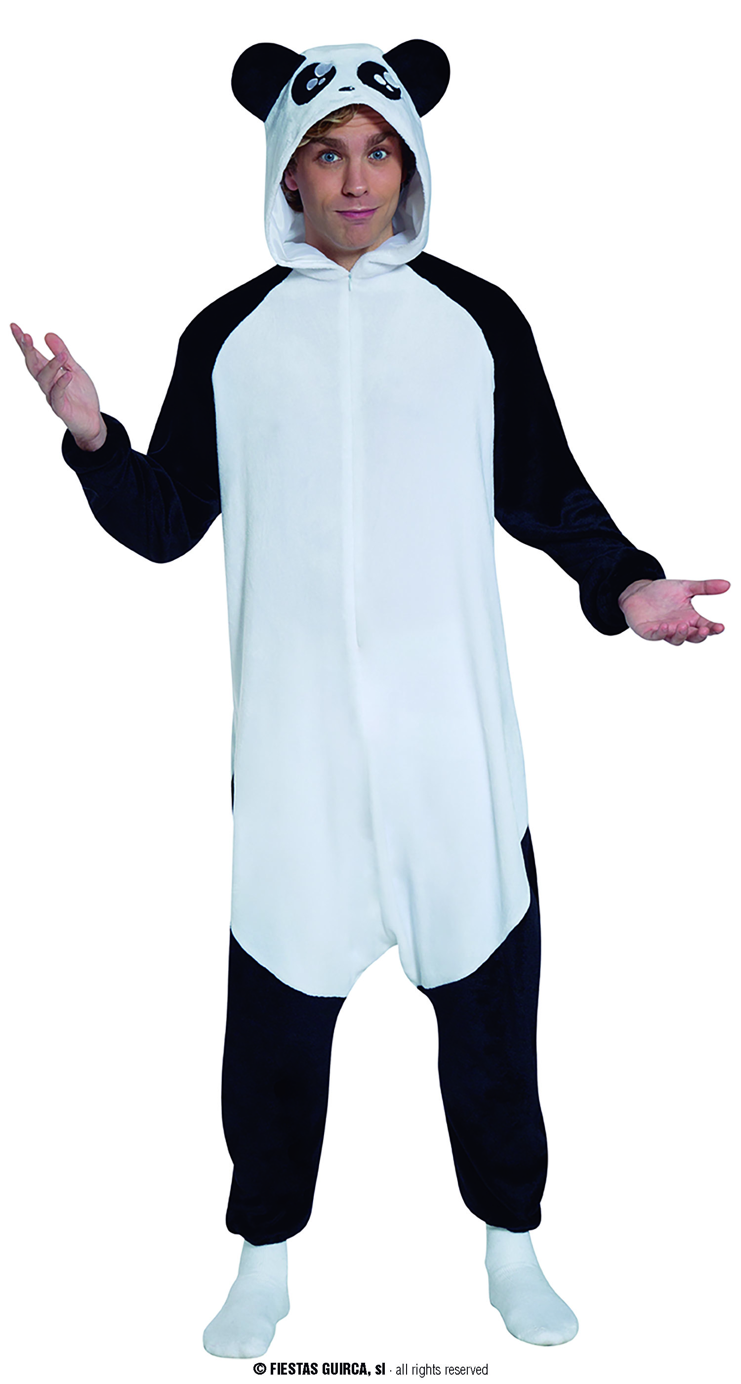 Panda Overall  52/54  L  "Super-Soft-Plüsch"