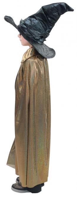 Umhang mit Kragen gold  152/164