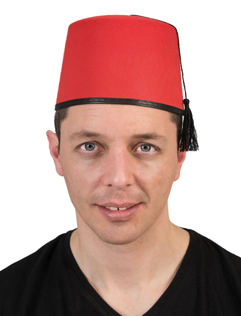 Fez Hut rot mit Quaste