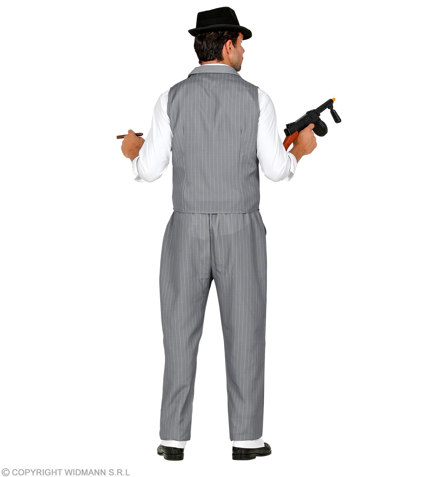 Gangster Kostüm M Weste mit Hose