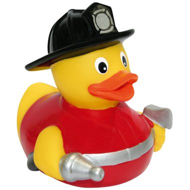 Feuerwehrmann Badeente  8cm