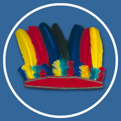 Indianer Feder Kopfschmuck