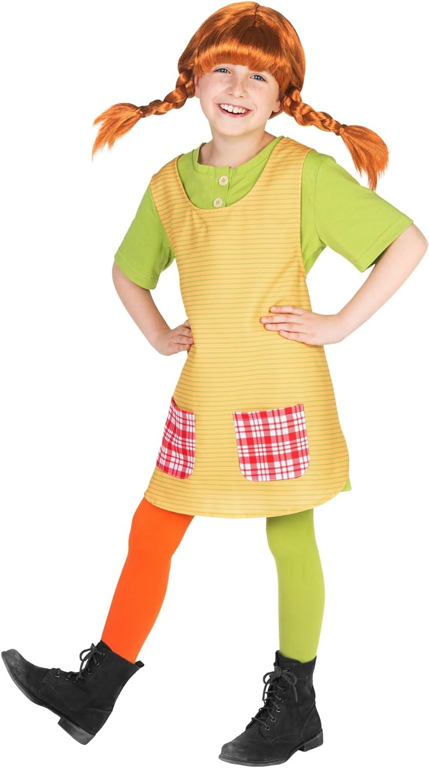 Pippi Langstrumpf Kostüm Größe 134-140  3teilig