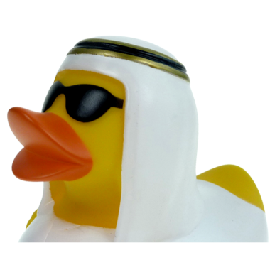 Badeenten Scheich 8cm