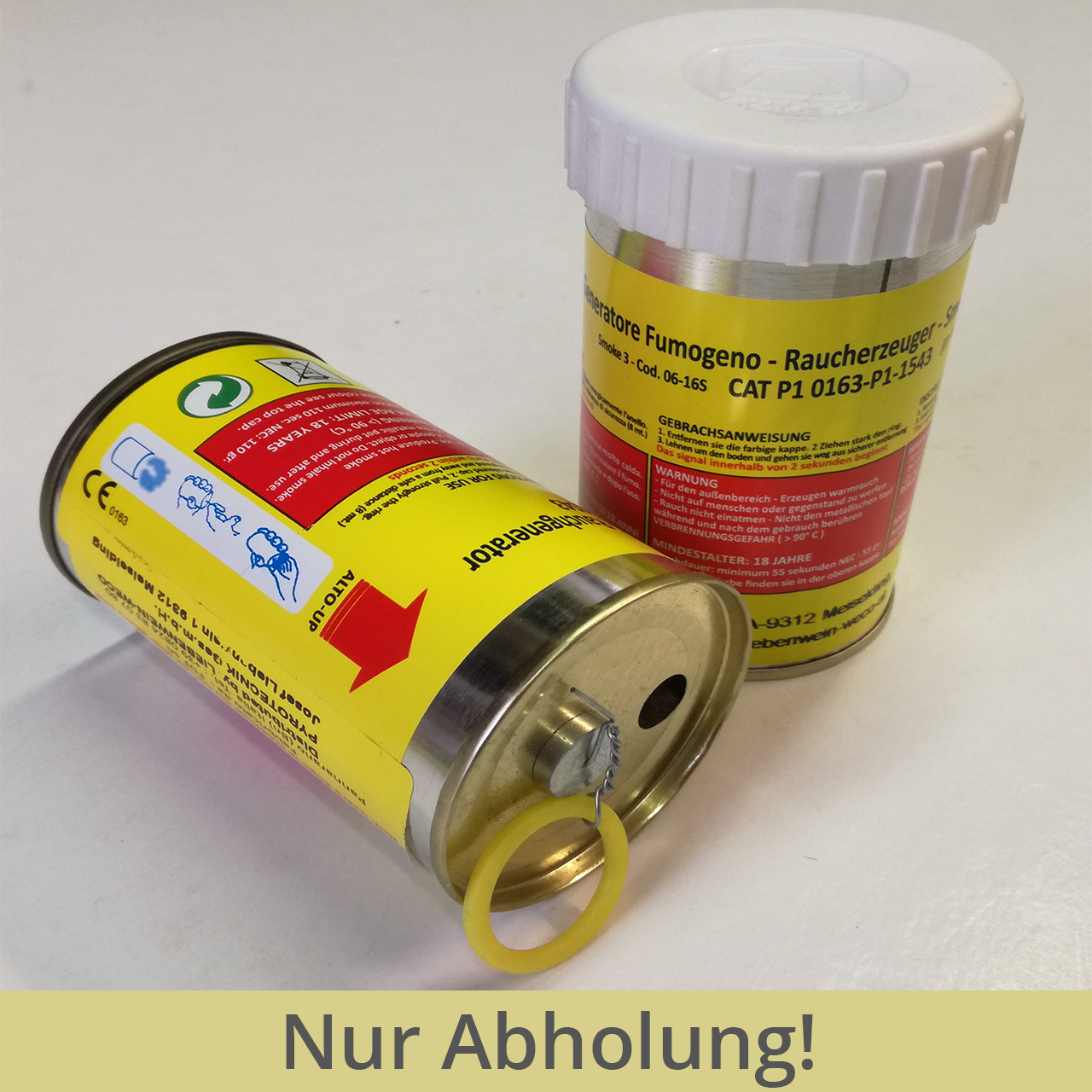 Bodenrauchkörper weiß 2 Minuten   *)