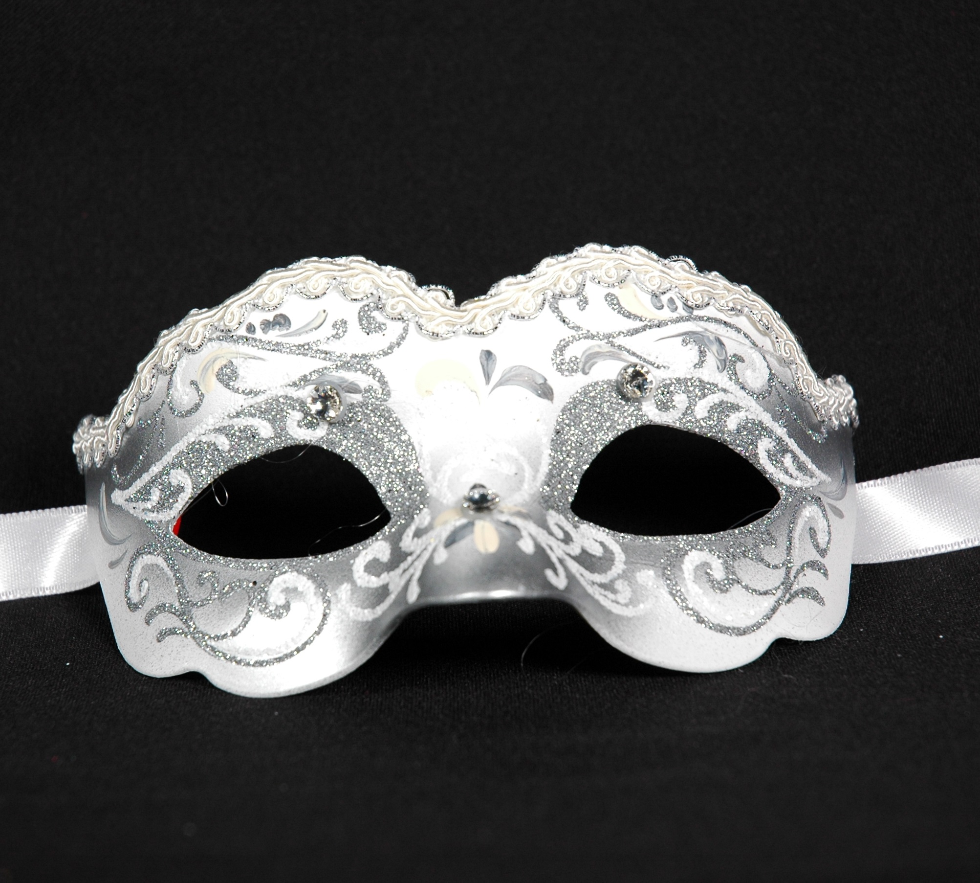 Venezianische Maske Columbine "Baby-Ice"