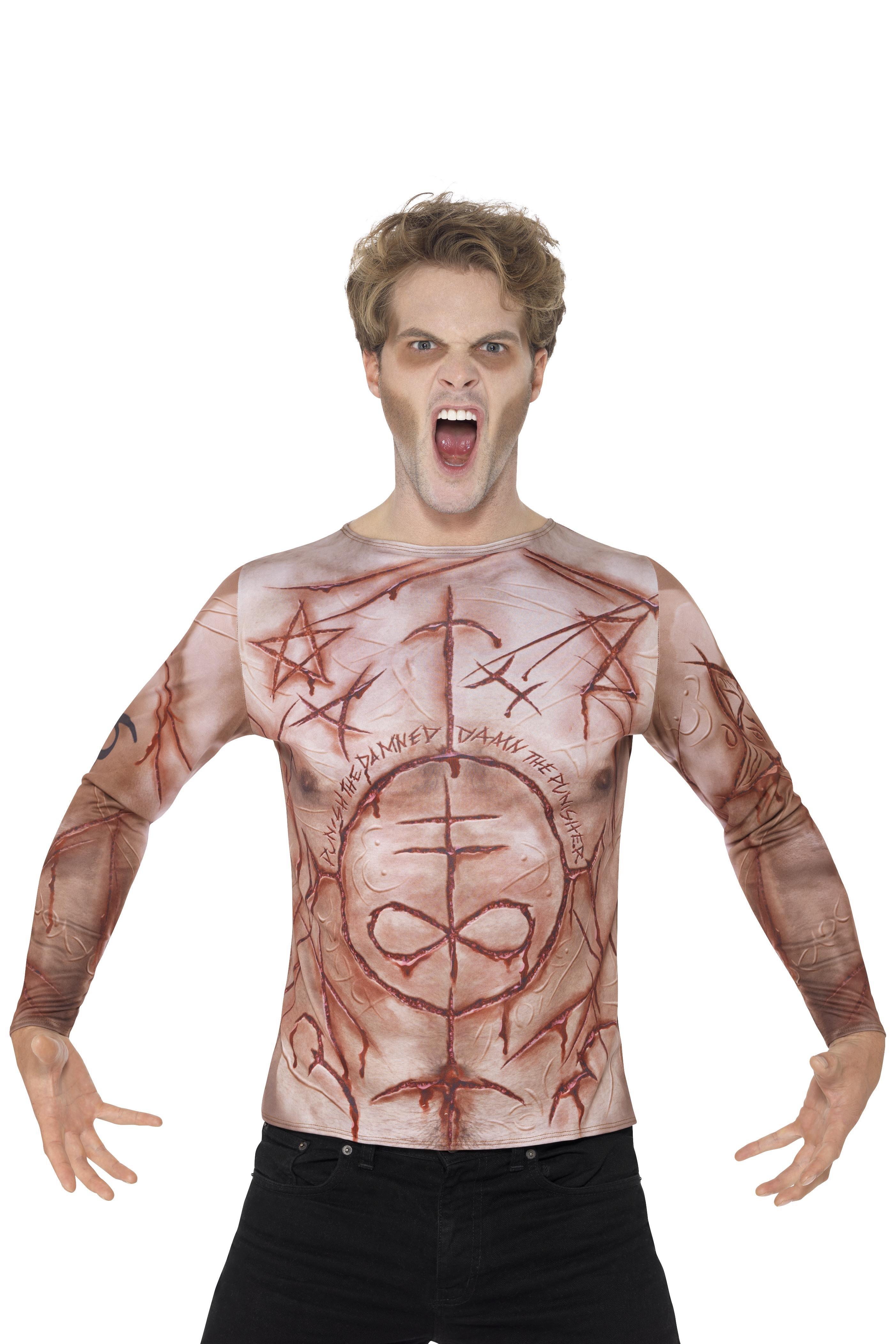 Hautfarbenes T-Shirt langarm  MEDIUM