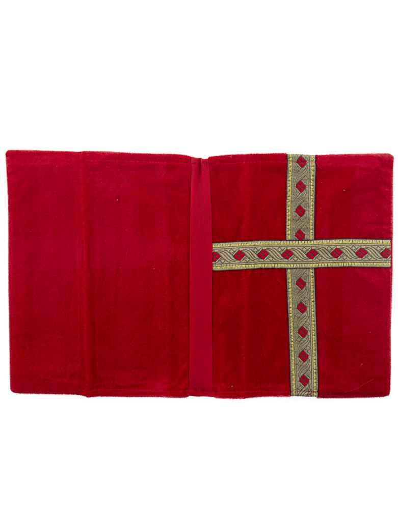 Nikolaus Buch Hülle aus Stoff