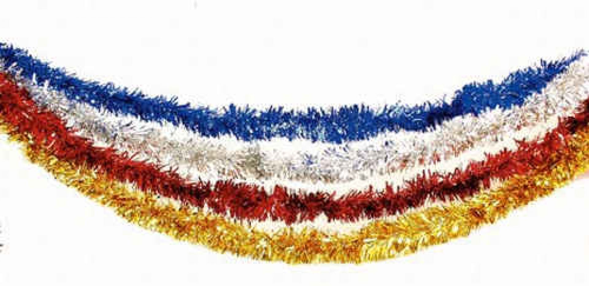 Foliengirlande gold 3m