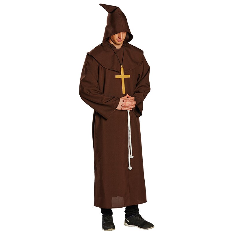 Mönchskutte braun Größe 48