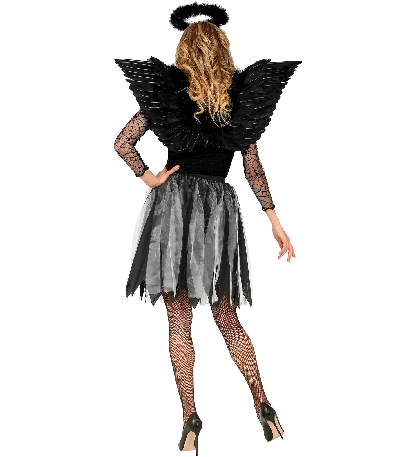 Halloween Rock schw-silber  f.Erwachsene