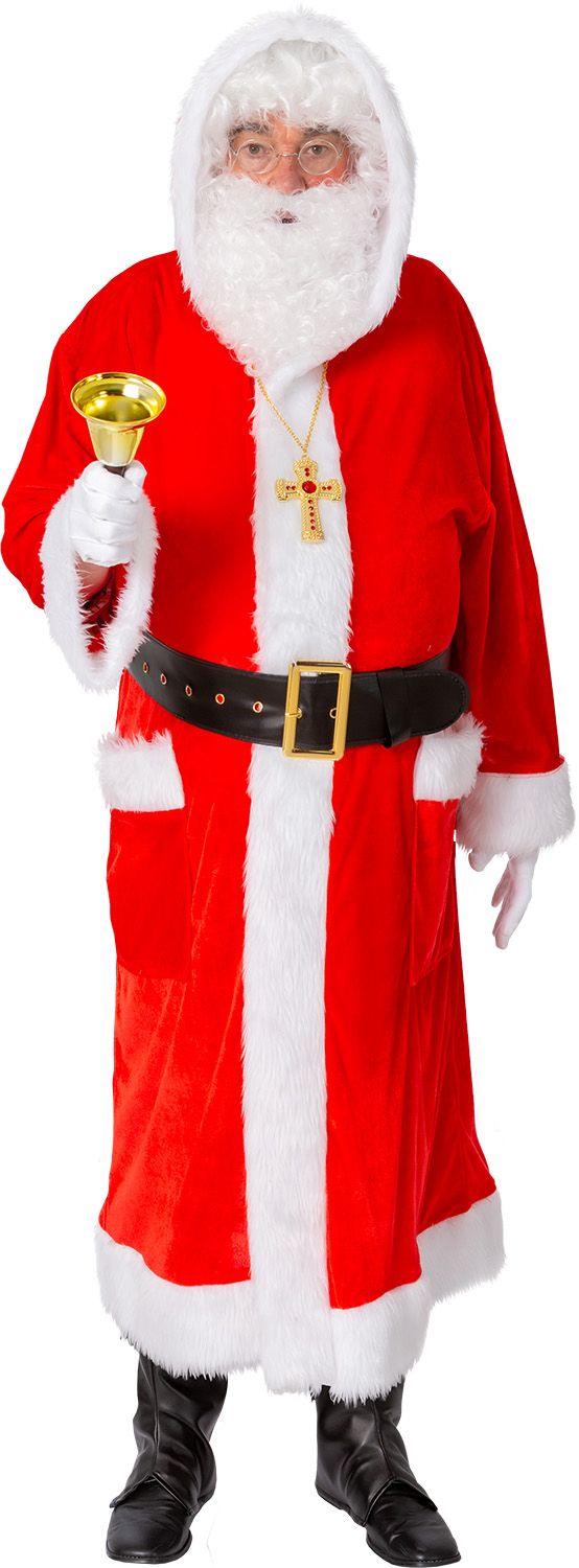 Weihnachtsmann Mantel Gr. 52/54 hellrot