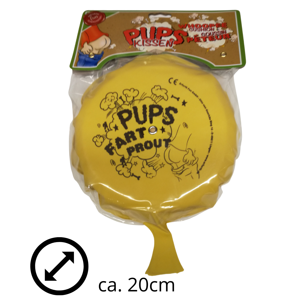 Pups Kissen groß selbstaufblasend