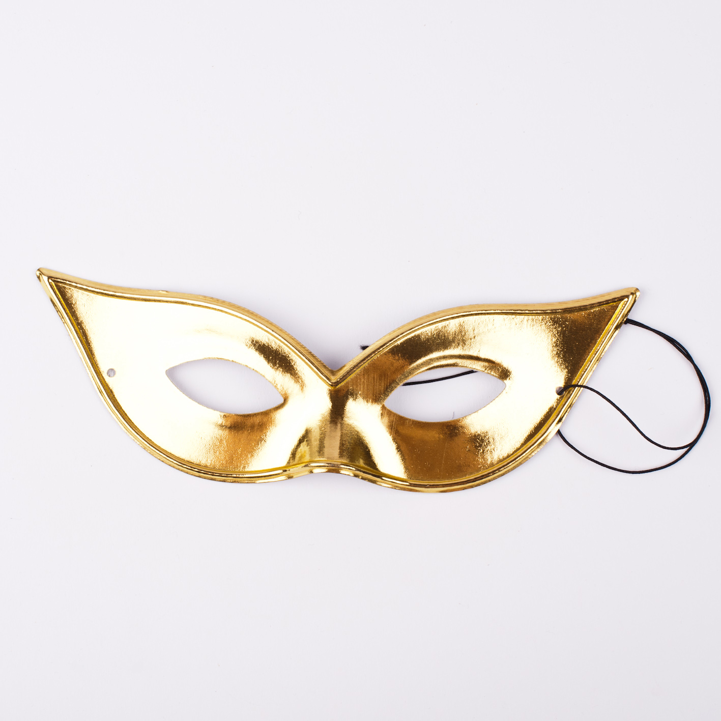 Spitze Augenmaske gold glänzend  (51-649)