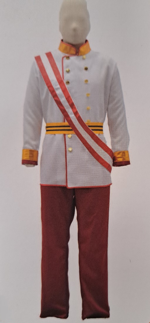 Kaiser Kostüm MEDIUM Uniform Jacke mit Hose
