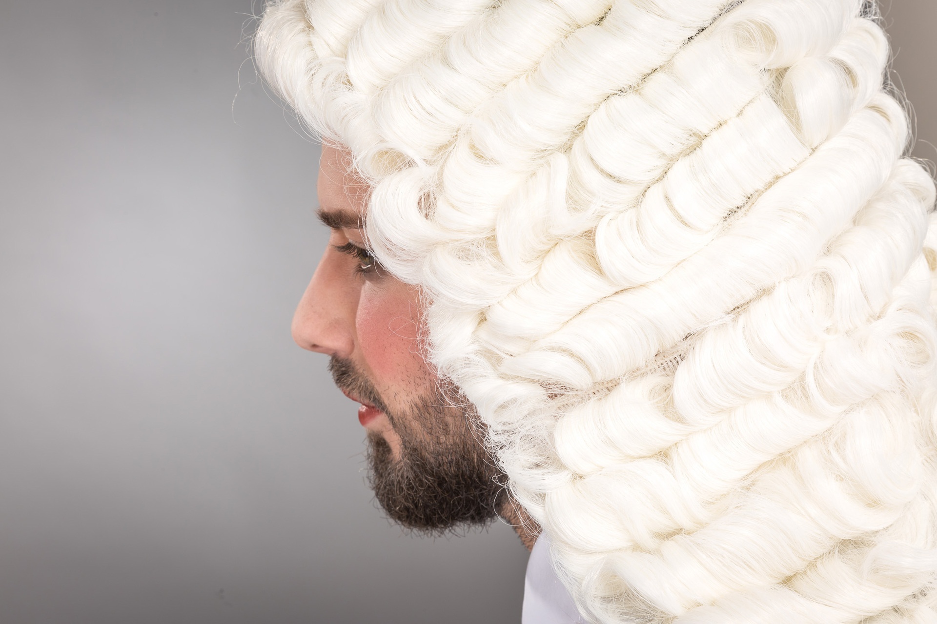 Richter  Perücke weiß