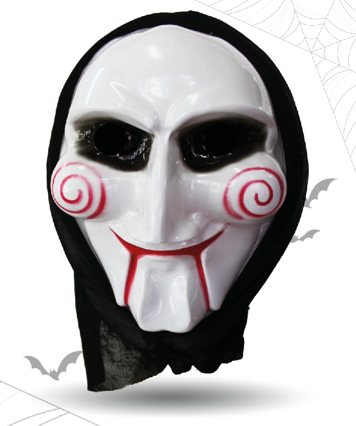 SAW Halbmaske mit Kapuze