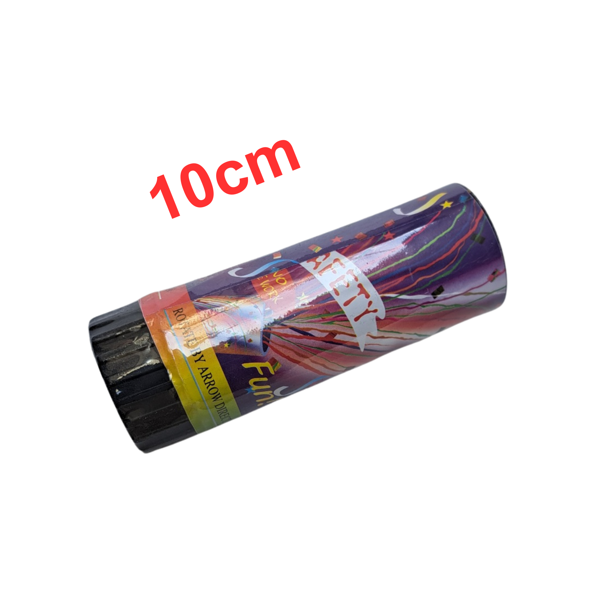 10er Packung  Mini-Konffetti Kanonen ca.10cm  Folienfüllung