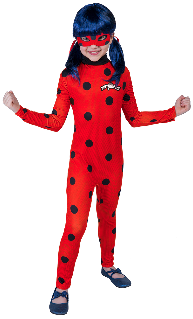 Lady Bug Kostüm Gr.140  9-10  Jahre mit Maske