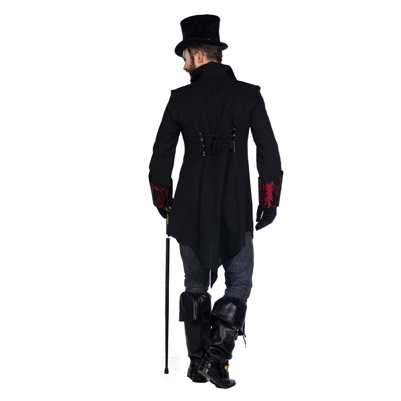 Delux Jacke schwarz-rot Gr. 60/62  /  XXL