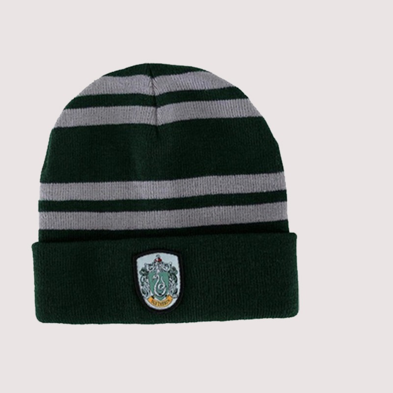 Wollmütze  dunkelgrün-grau