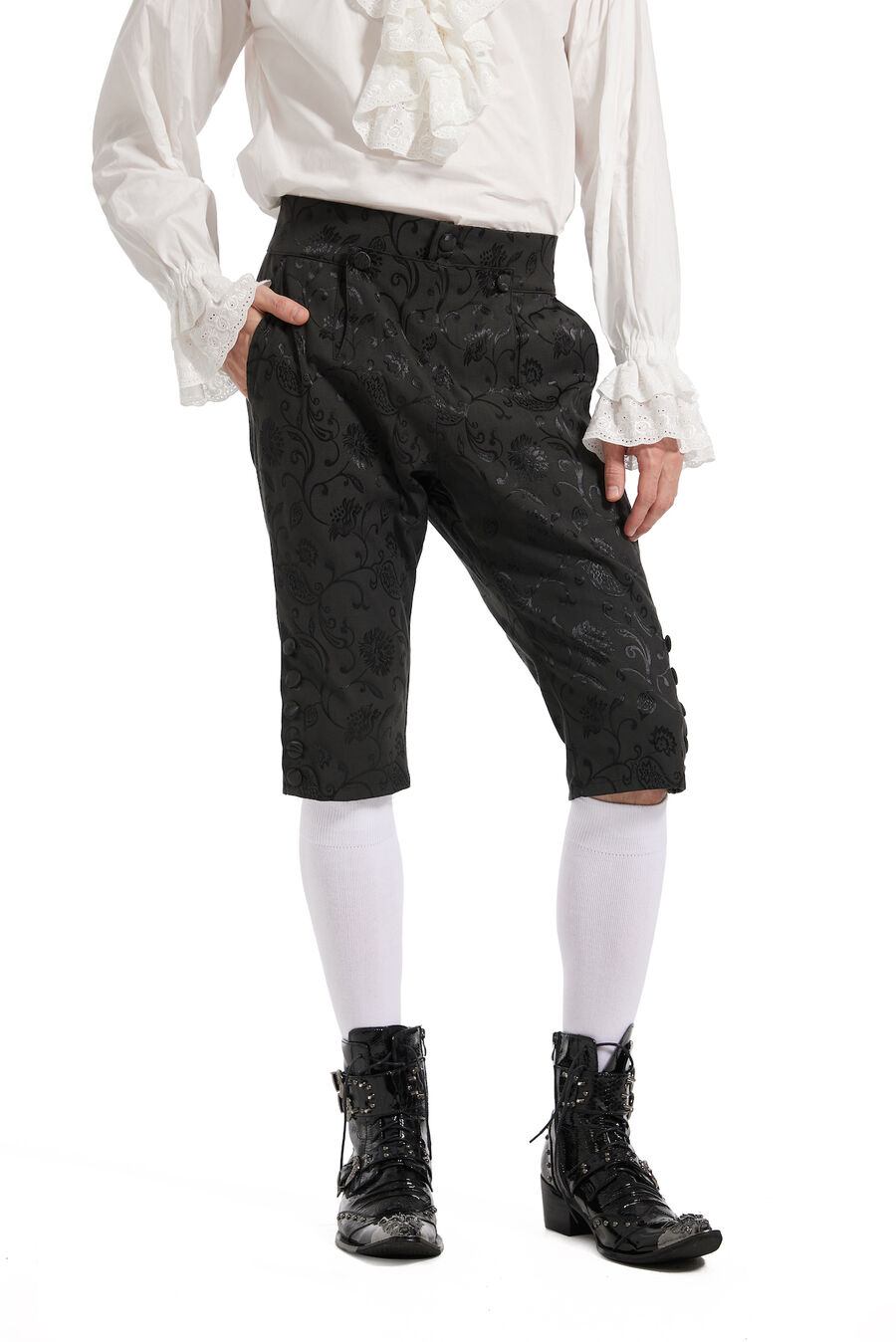 Historischer Kniebundhose schwarz  L  Gr.50/52