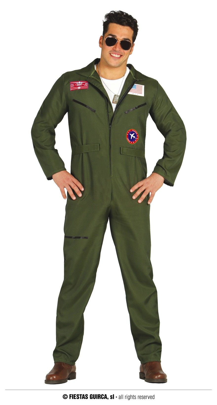 Piloten Overall grün 54/56  XL