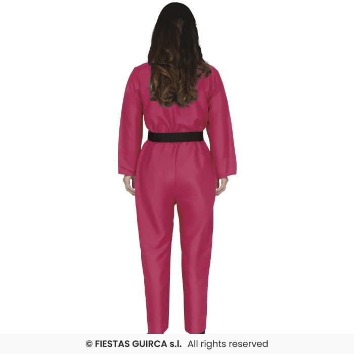 Gamer Overall mit Kapuze pink  36-38  S