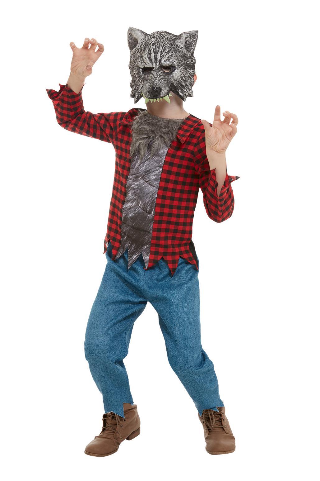 Werwolf Kostüm LARGE mit Maske