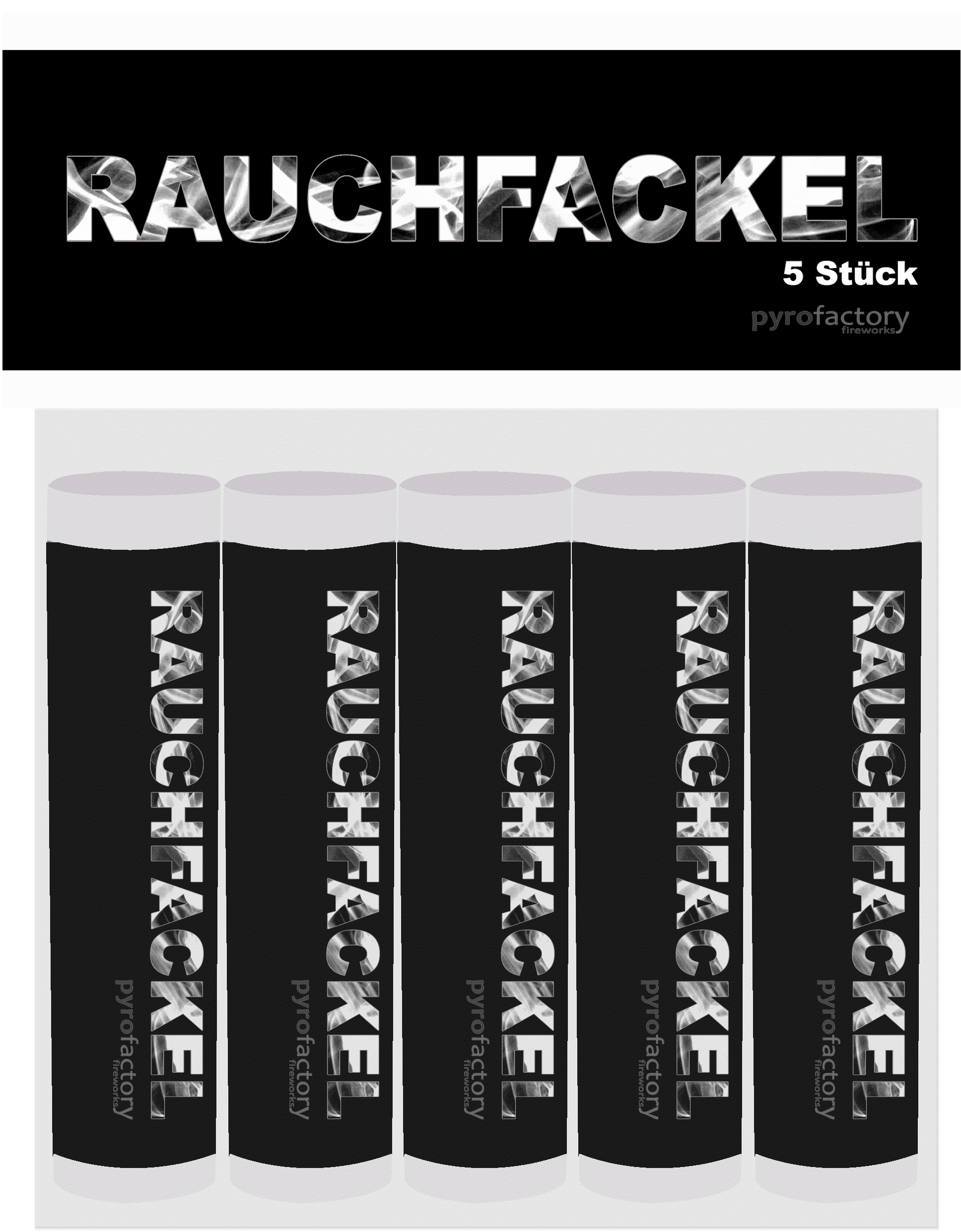 Rauchfackel WEISS ca. 60 Sekunden