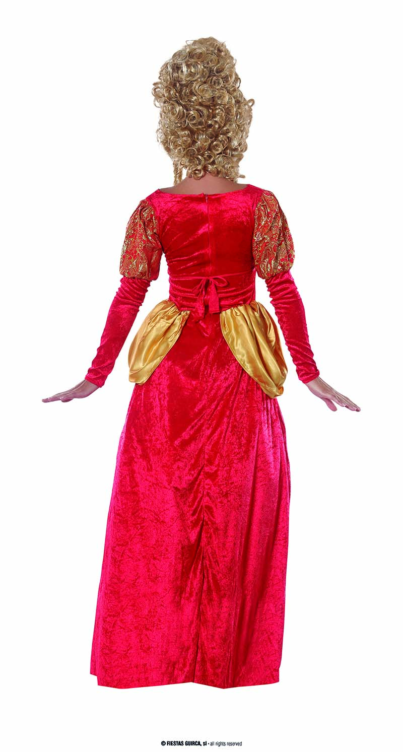 Marquise Kleid rot-gold 42/44  L