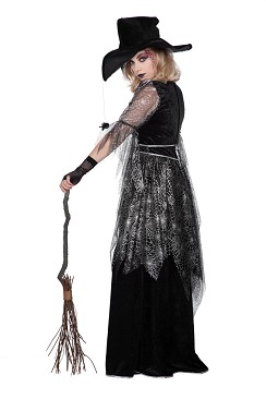 Spider Witch Kleid  Gr.42  silber-schwarz