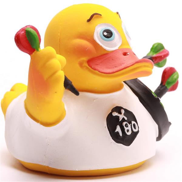 Dagobert Darts Ente aus Naturkautschuk