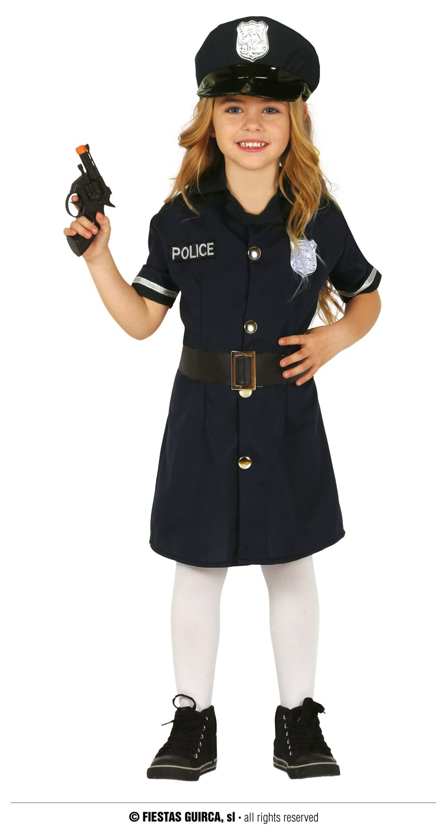 Police Girl Kleid  7-9 Jahre