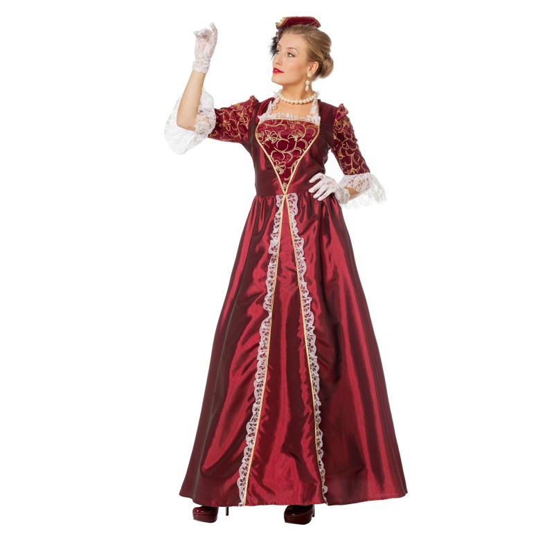 Kleid Marquise weinrot Gr. 38