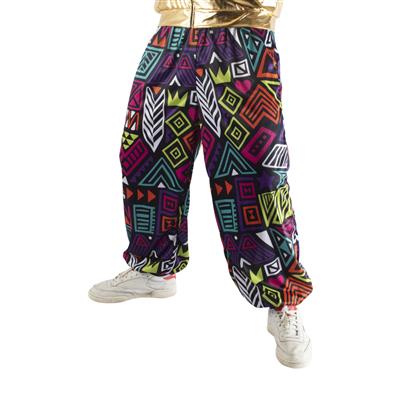 80er Jahre Hose Graphic Style Einheitsgröße