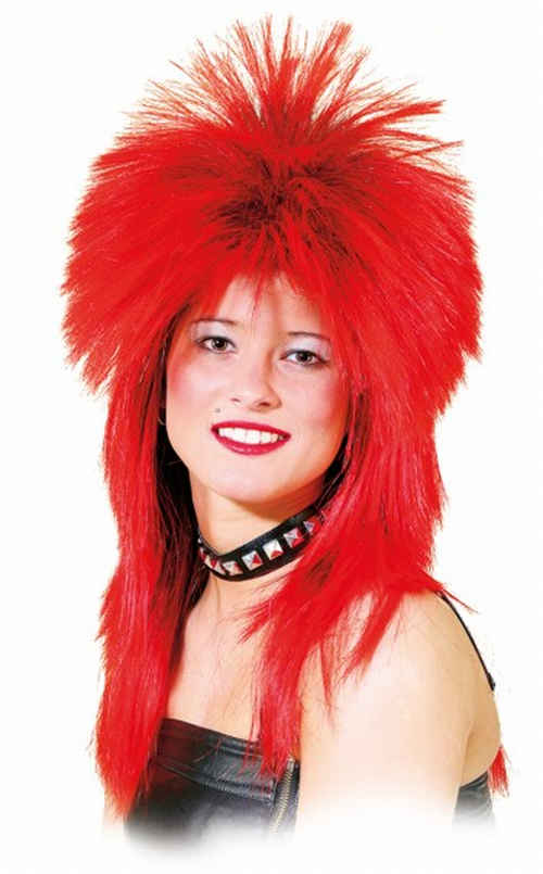 Hardrock Perücke rot-meliert