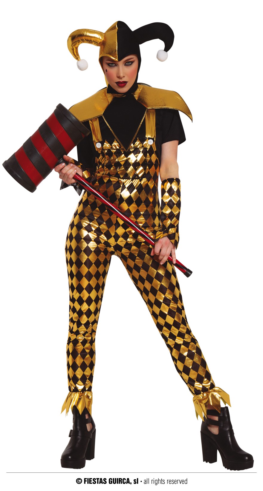 Dangerous Clown gold-schwarz 36/38 S