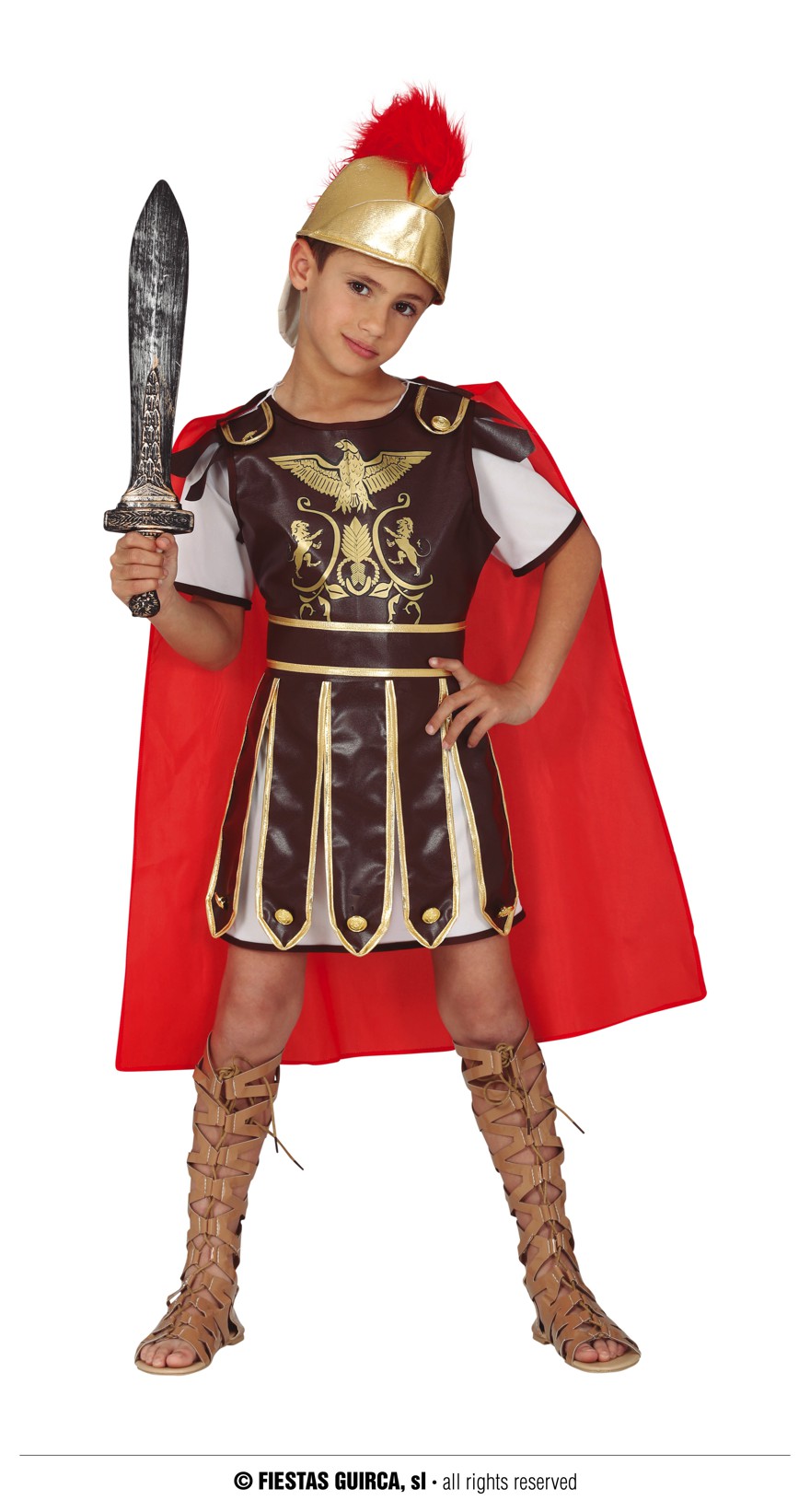 Gladiator - Römer Kostüm  7-9 Jahre Gr.128