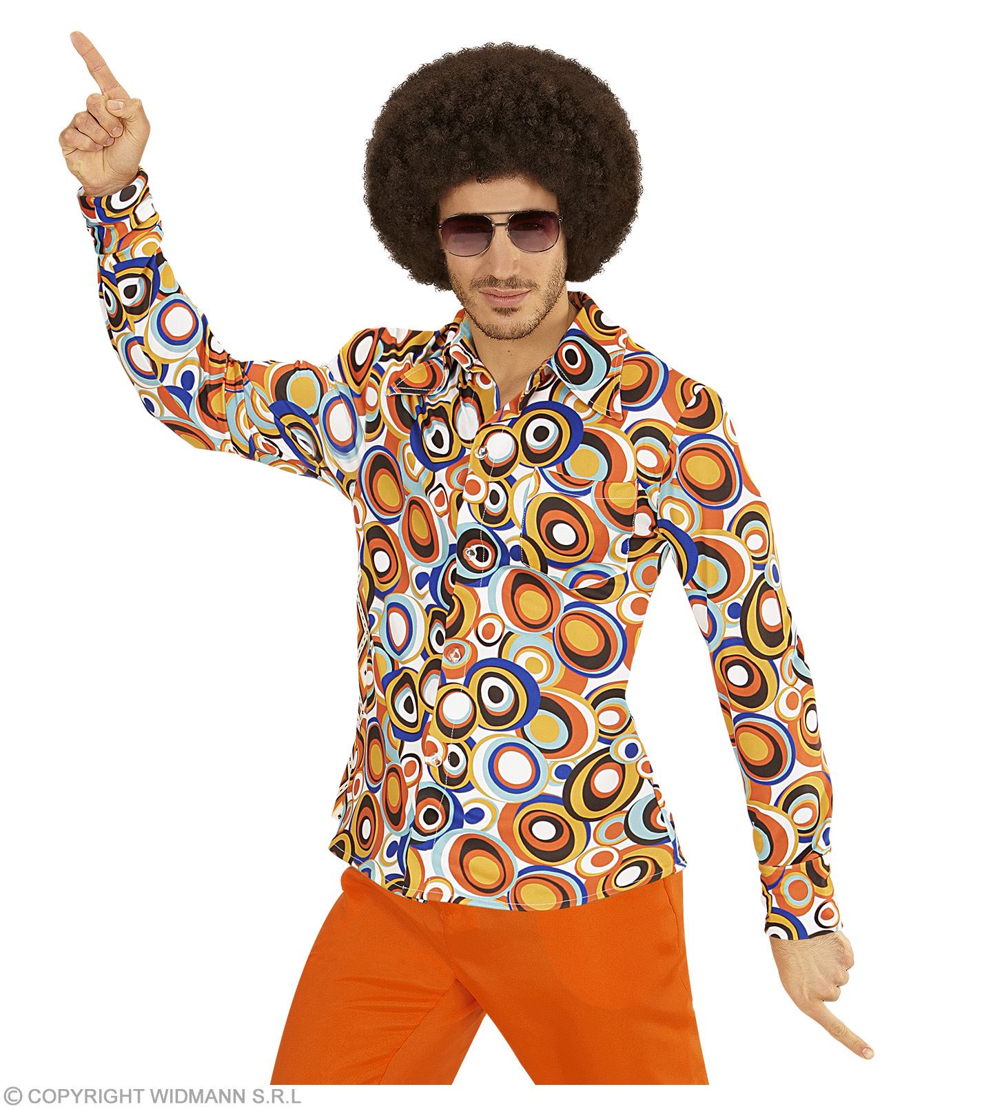 Groovy 70er Jahre Hemd L/XL