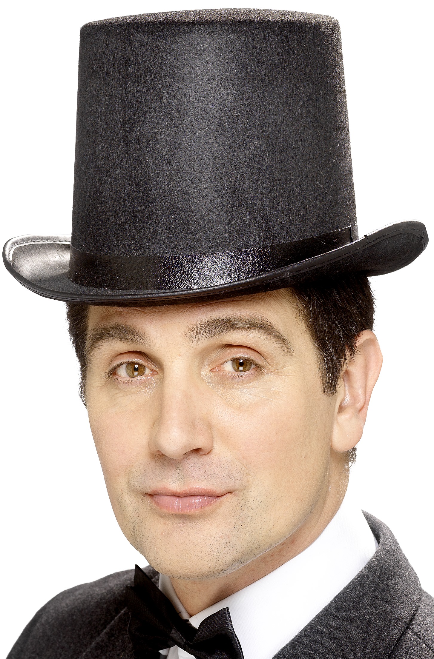 Zylinder hoch schwarz   *)