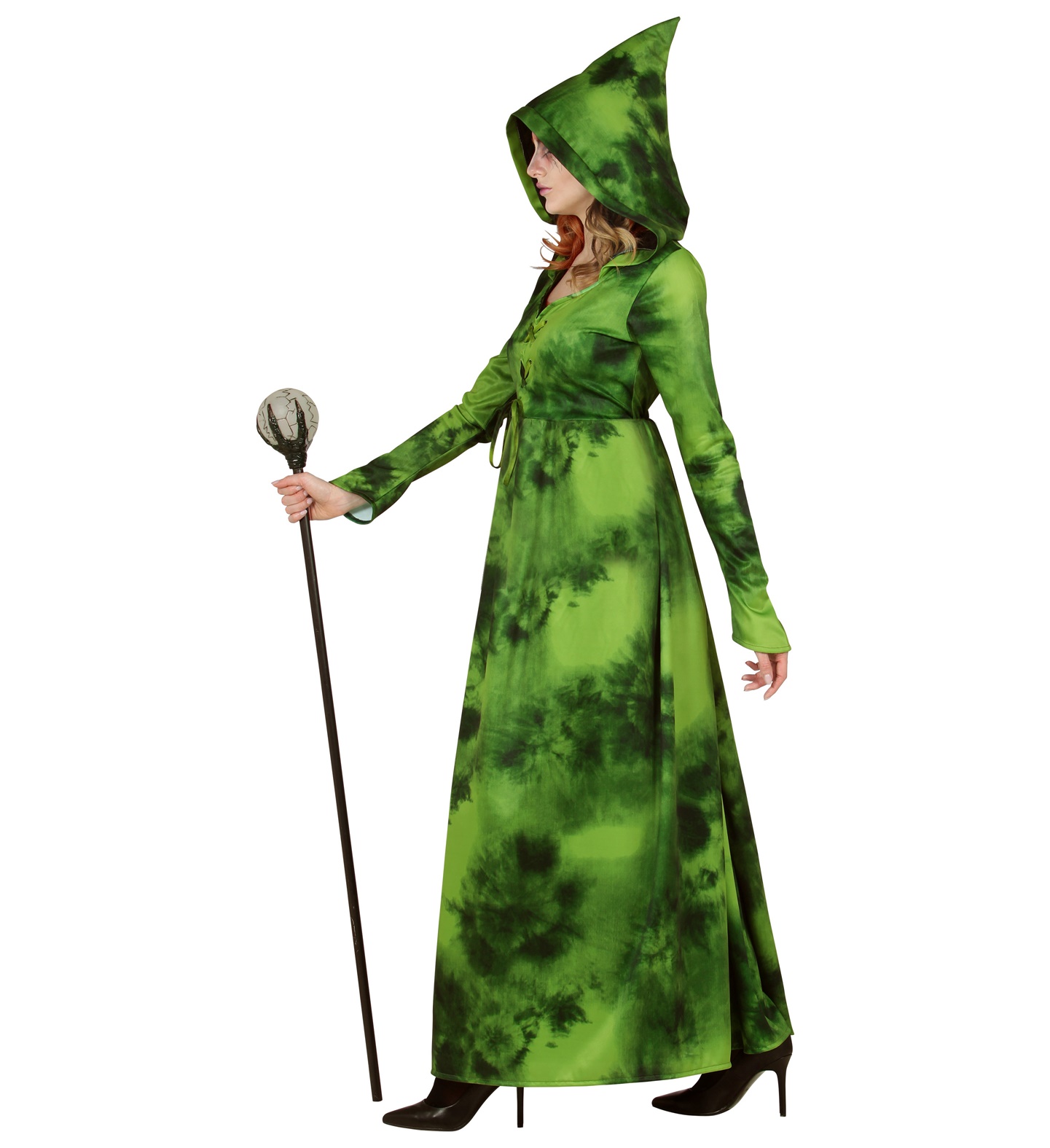 Waldhexe Kleid mit Kapuze MEDIUM