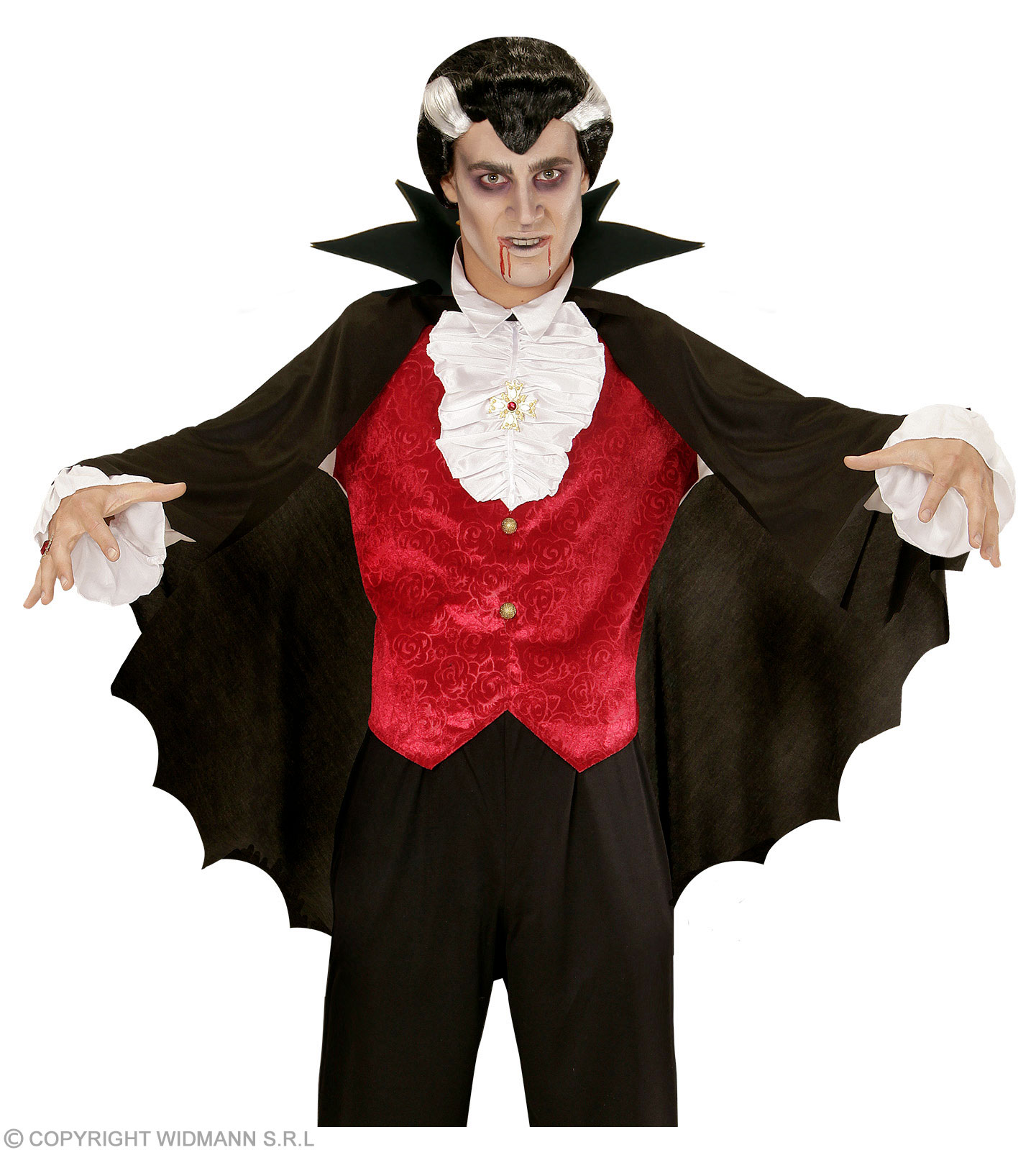 Dracula Umhang einfach OSZ 100 cm