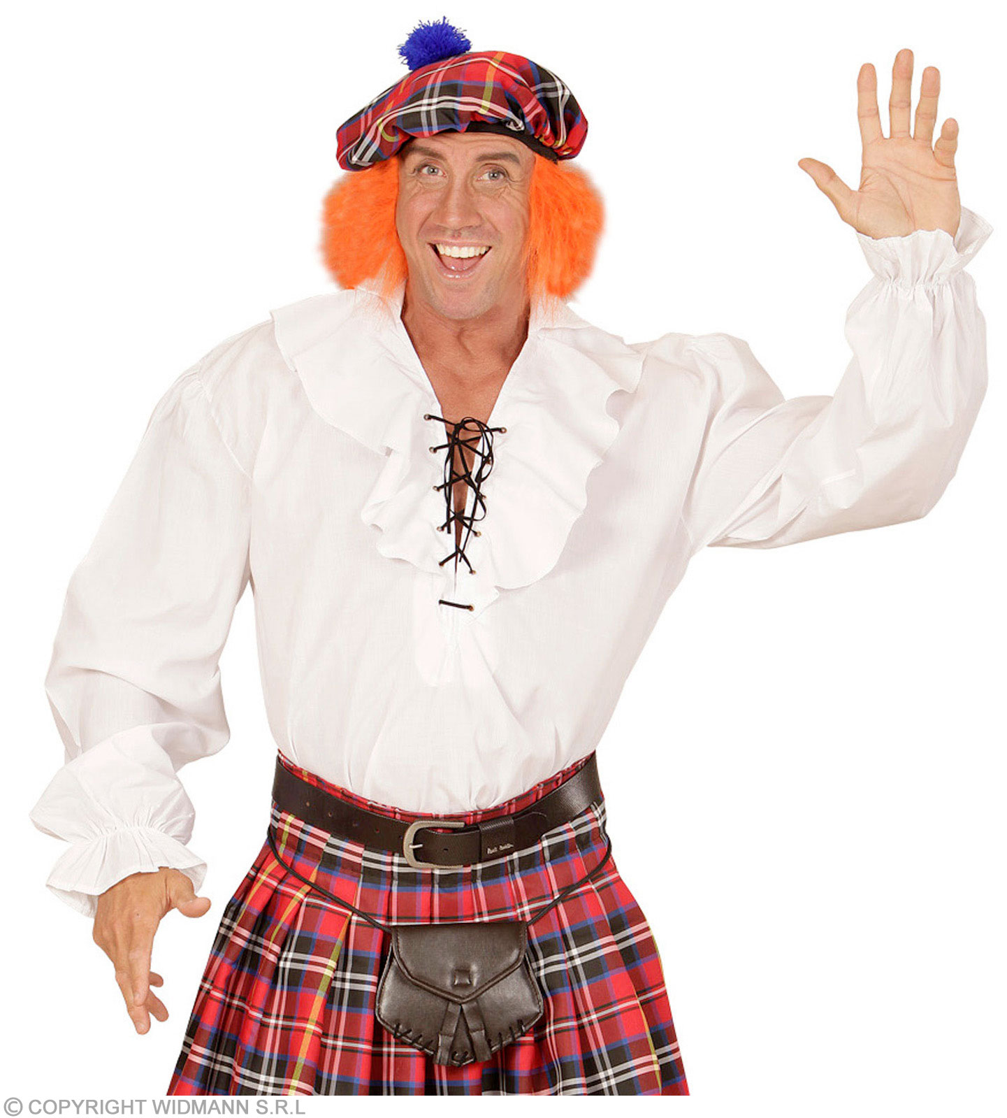 Piraten Hemd weiss M/L f.Erw.