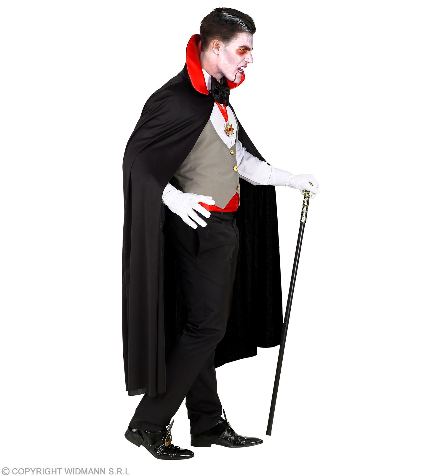 Vampir  M/L Weste mit Umhang