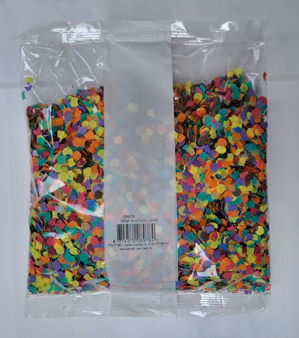 Bunte Konfetti 200gr aus Papier