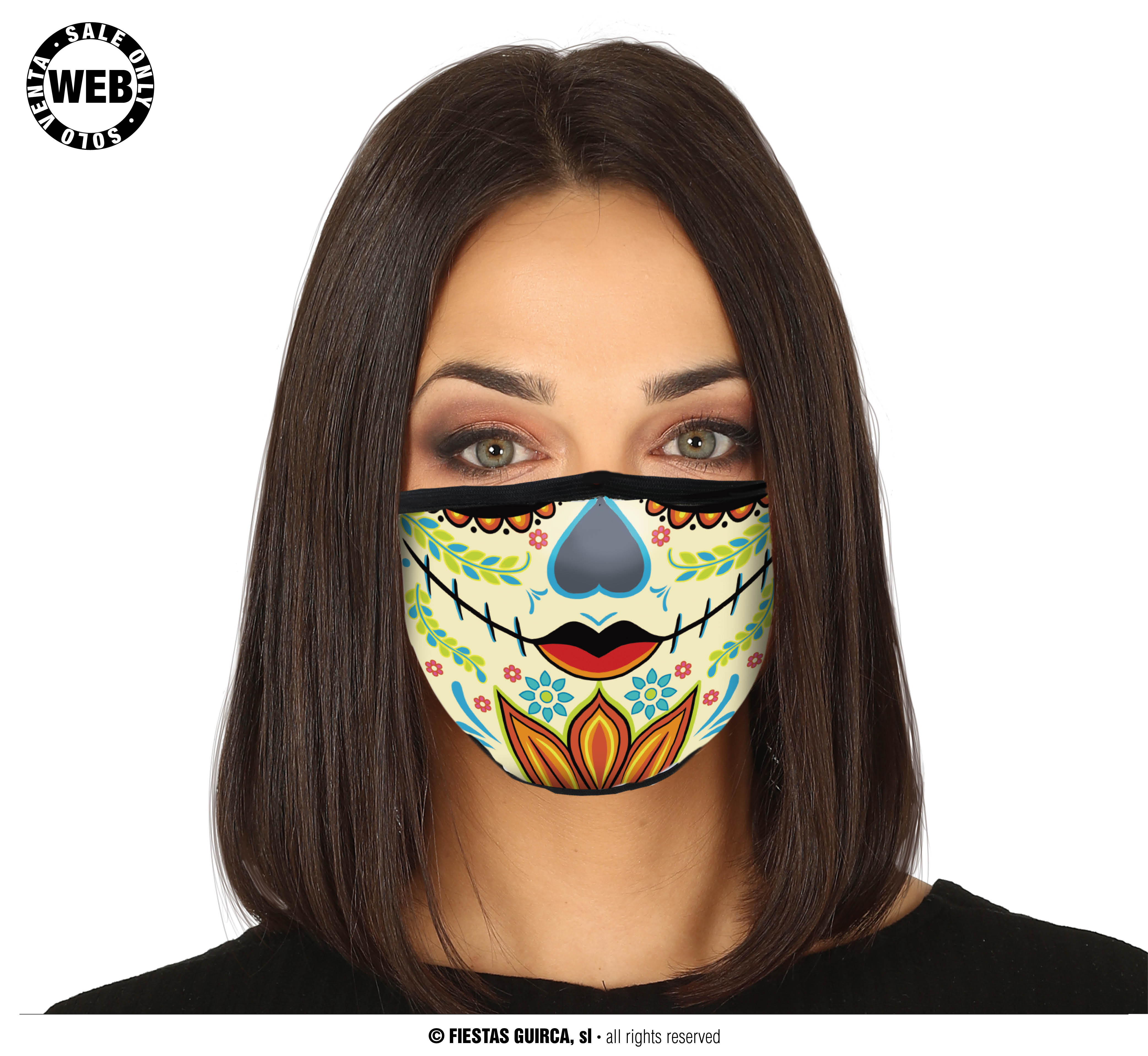 Mund Nasen Schutz TAG DER TOTEN Motiv