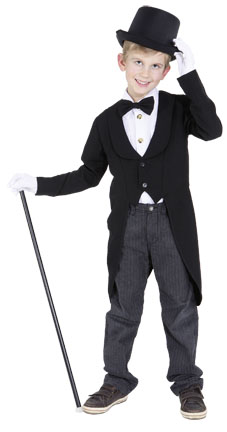 Kinderfrack schwarz Gr- 164